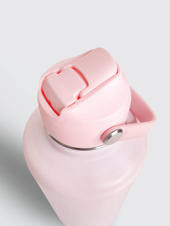 1.9L (64oz) Insulated Water Bottle with Straw Lid - Blush