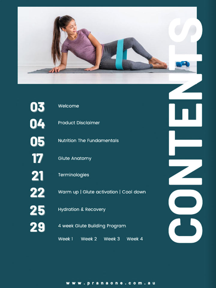 4 Week Glute Building Program & Nutrition Guide