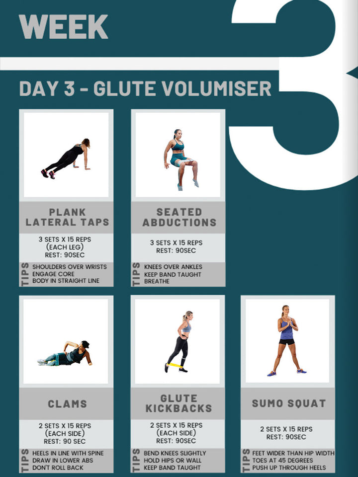 4 Week Glute Building Program & Nutrition Guide