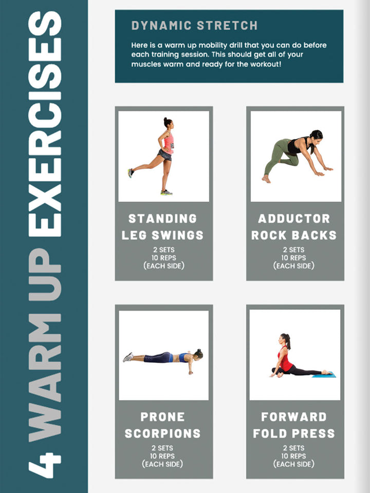 4 Week Glute Building Program & Nutrition Guide