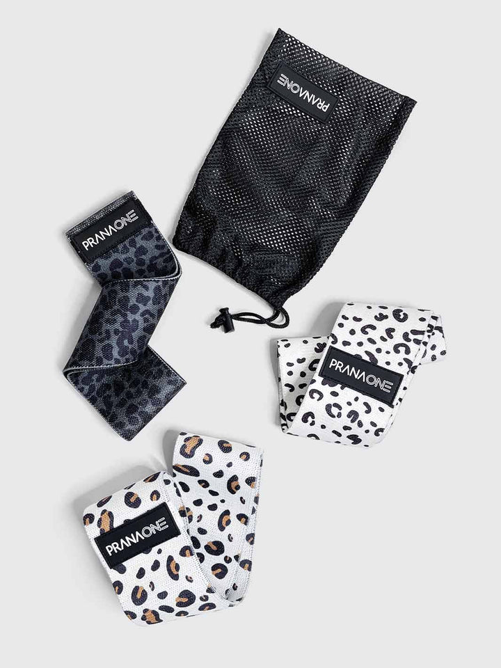 leopard print fabric booty band set 3