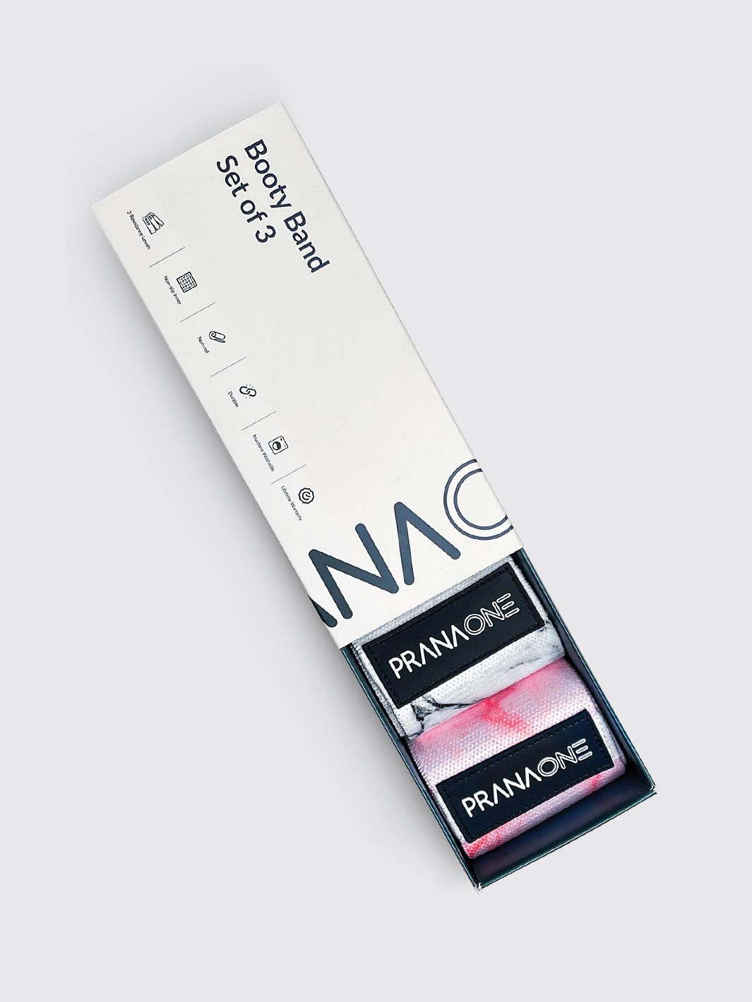 luxe marble fabric booty band set 4