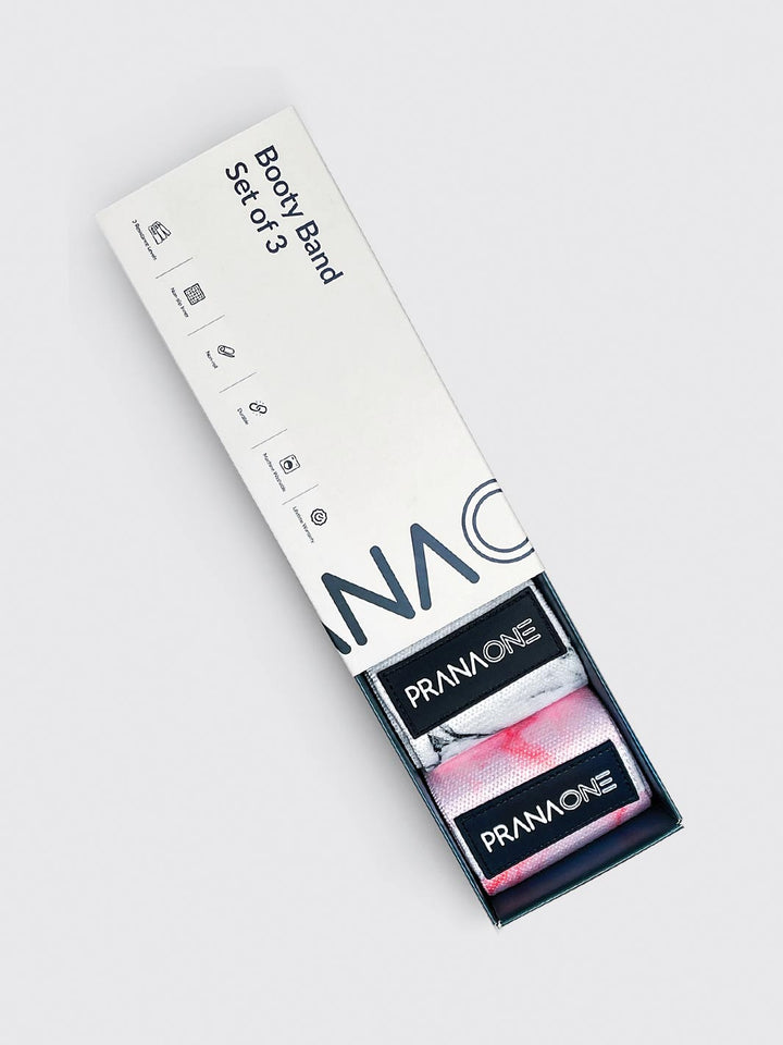 luxe marble fabric booty band set 4