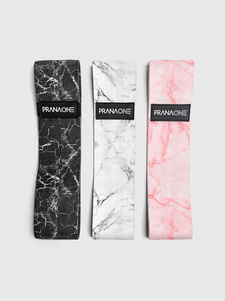 luxe marble fabric booty band set