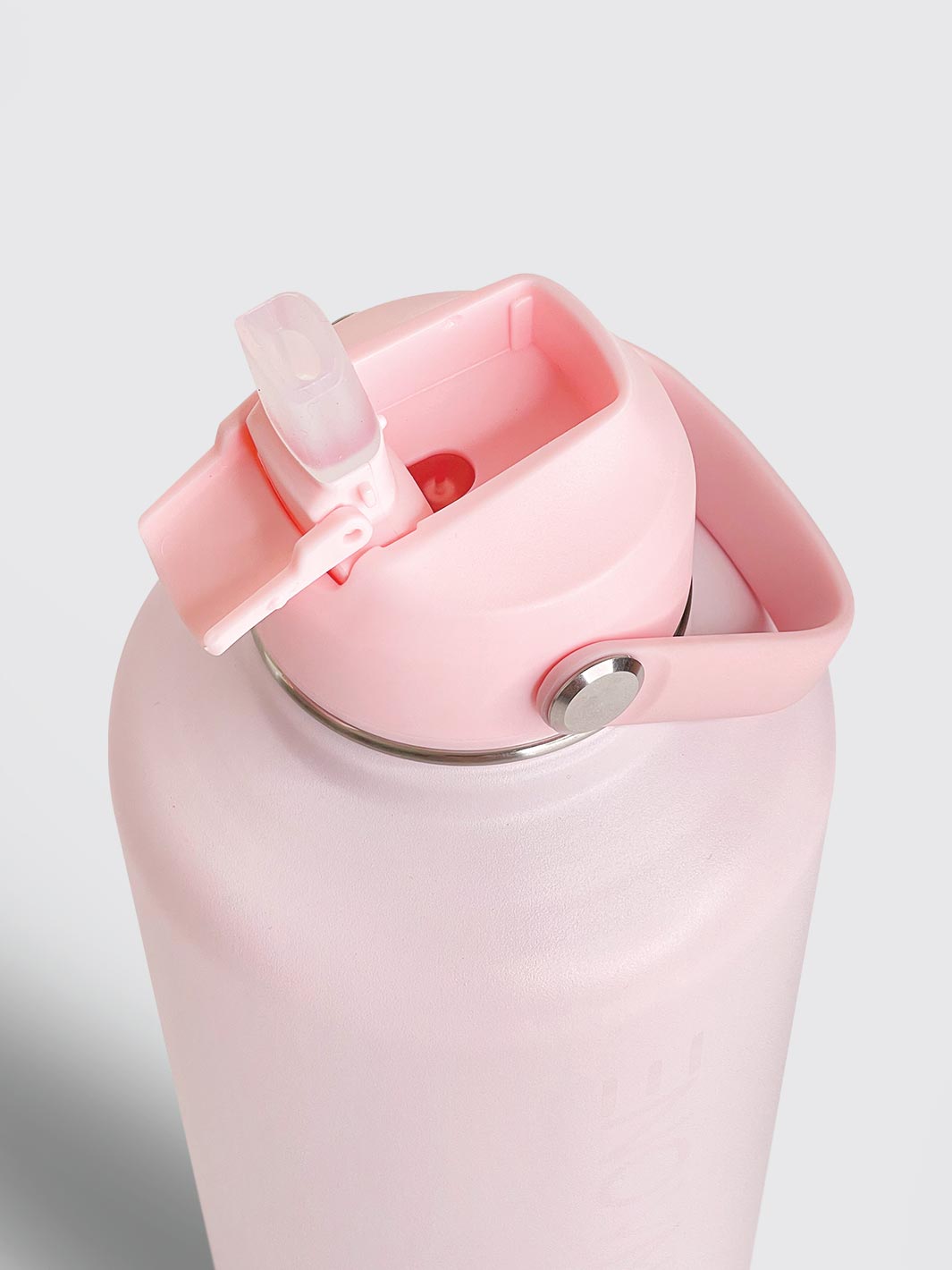 1.9L (64oz) Insulated Water Bottle with Straw Lid - Blush